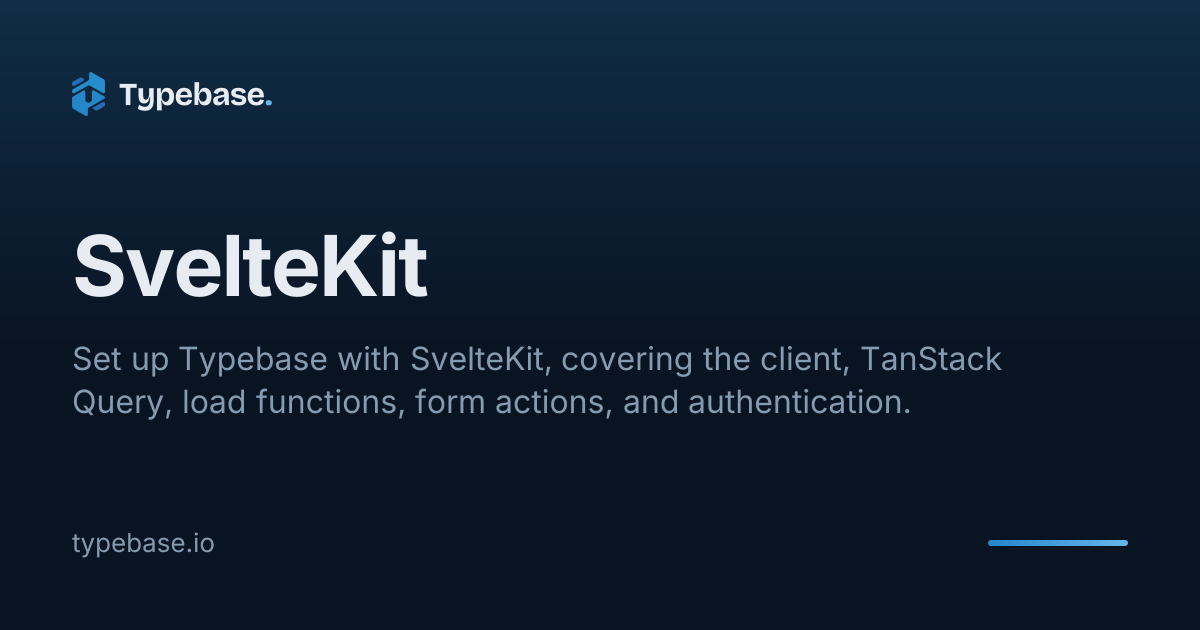 SvelteKit | Typebase